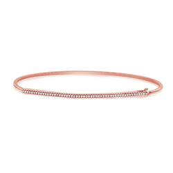 14K Gold Classic Diamond Bangle Bracelet