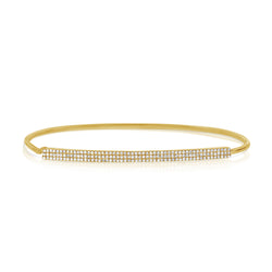 OKGs Collection Diamond Bangle Bracelet made in 14K Gold