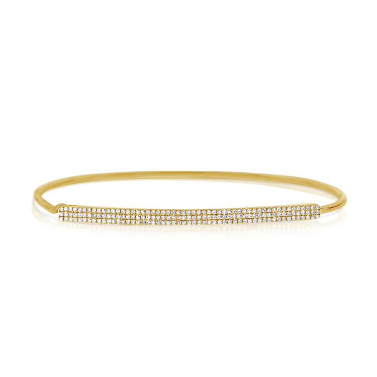 OKGs Collection Diamond Bangle Bracelet made in 14K Gold