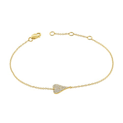 14K Gold Love Bracelet with Diamonds