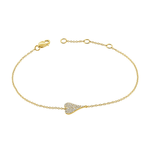 14K Gold Love Bracelet with Diamonds