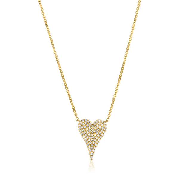 Diamond Heart Pendant Necklace