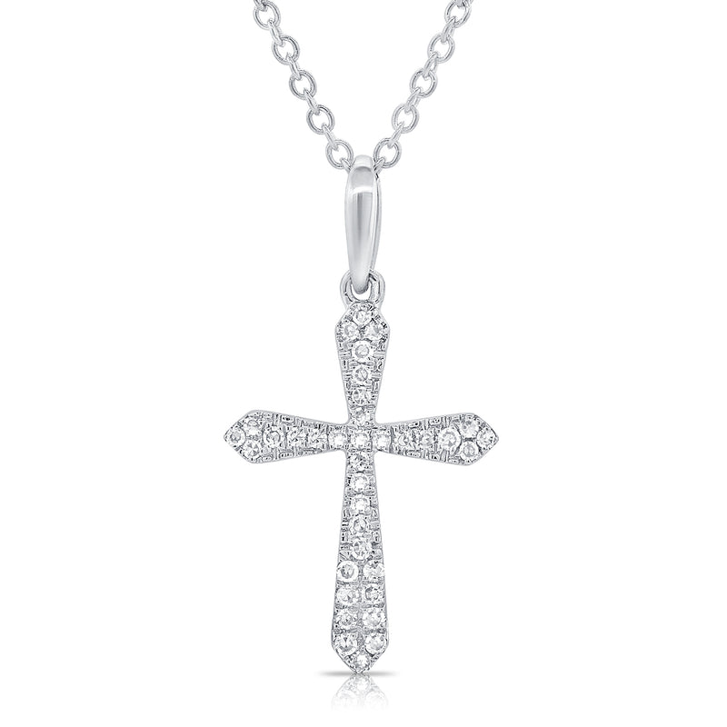 Diamond Cross Necklace made in 14K Gold