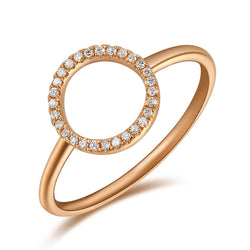 Classic Circular Diamond Ring