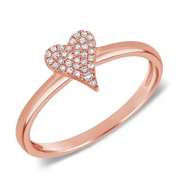 Diamond Heart Fashion Ring