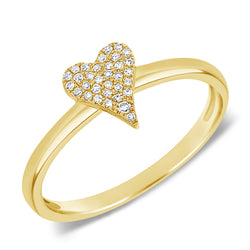 Diamond Heart Fashion Ring