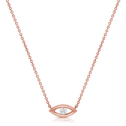 OKGs Collection 14K Evil Eye Necklace