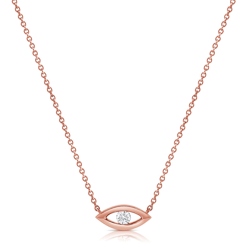 OKGs Collection 14K Evil Eye Necklace