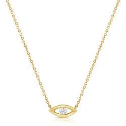 OKGs Collection 14K Evil Eye Necklace