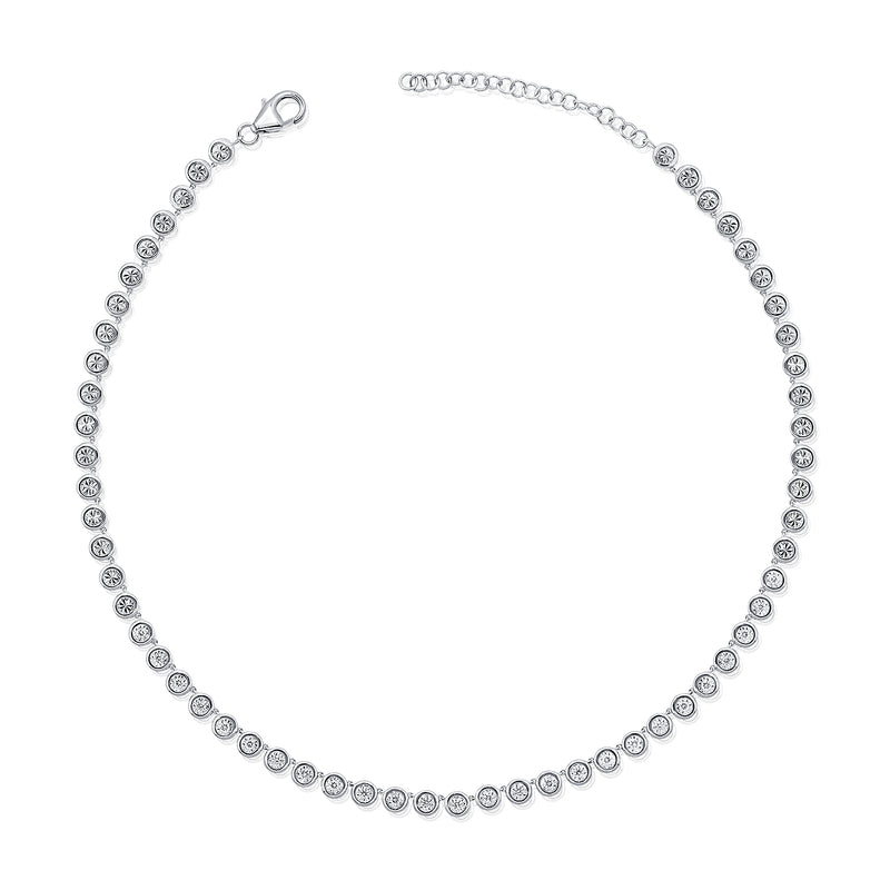 Timeless Necklace with 0.67 Carat Diamonds in Miracle Setting