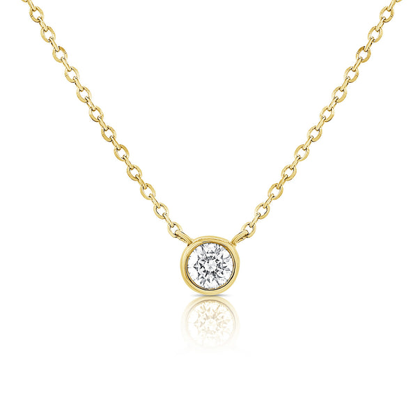 14K Gold Diamond Necklace