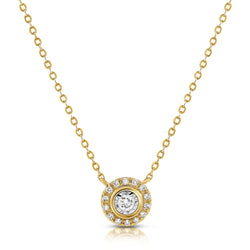 Illusion Set Diamond Necklace