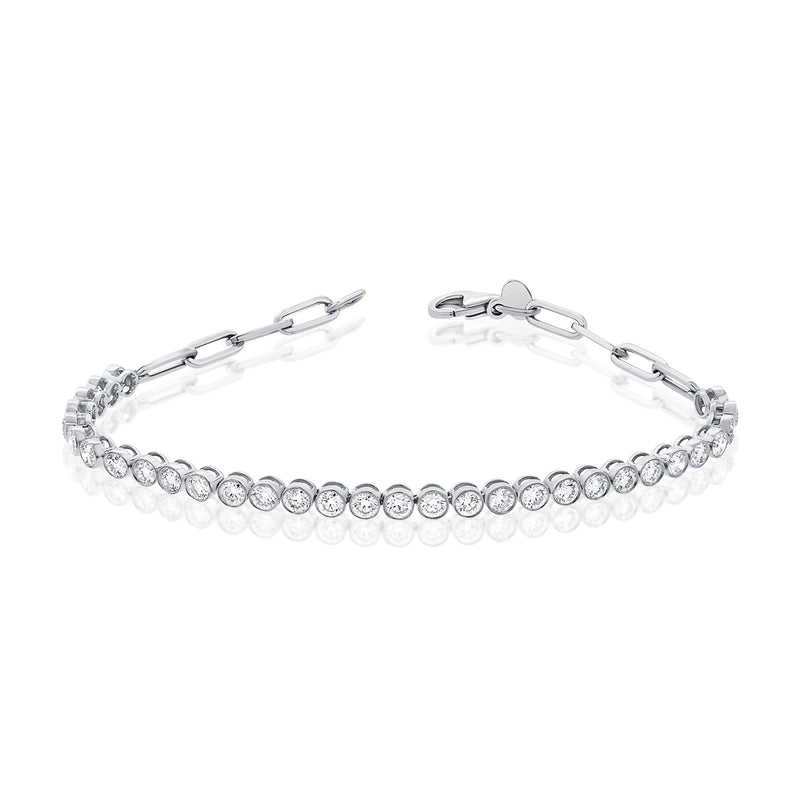 Dazzling Link Diamond Bracelet