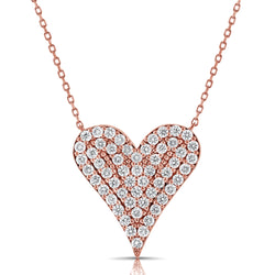 Diamond Heart Love Necklace