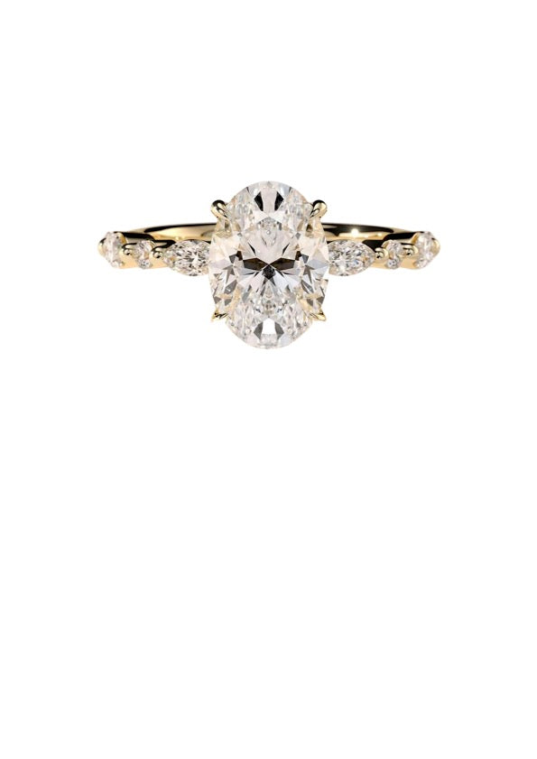 Timeless Oval-Cut Diamond Engagement Ring