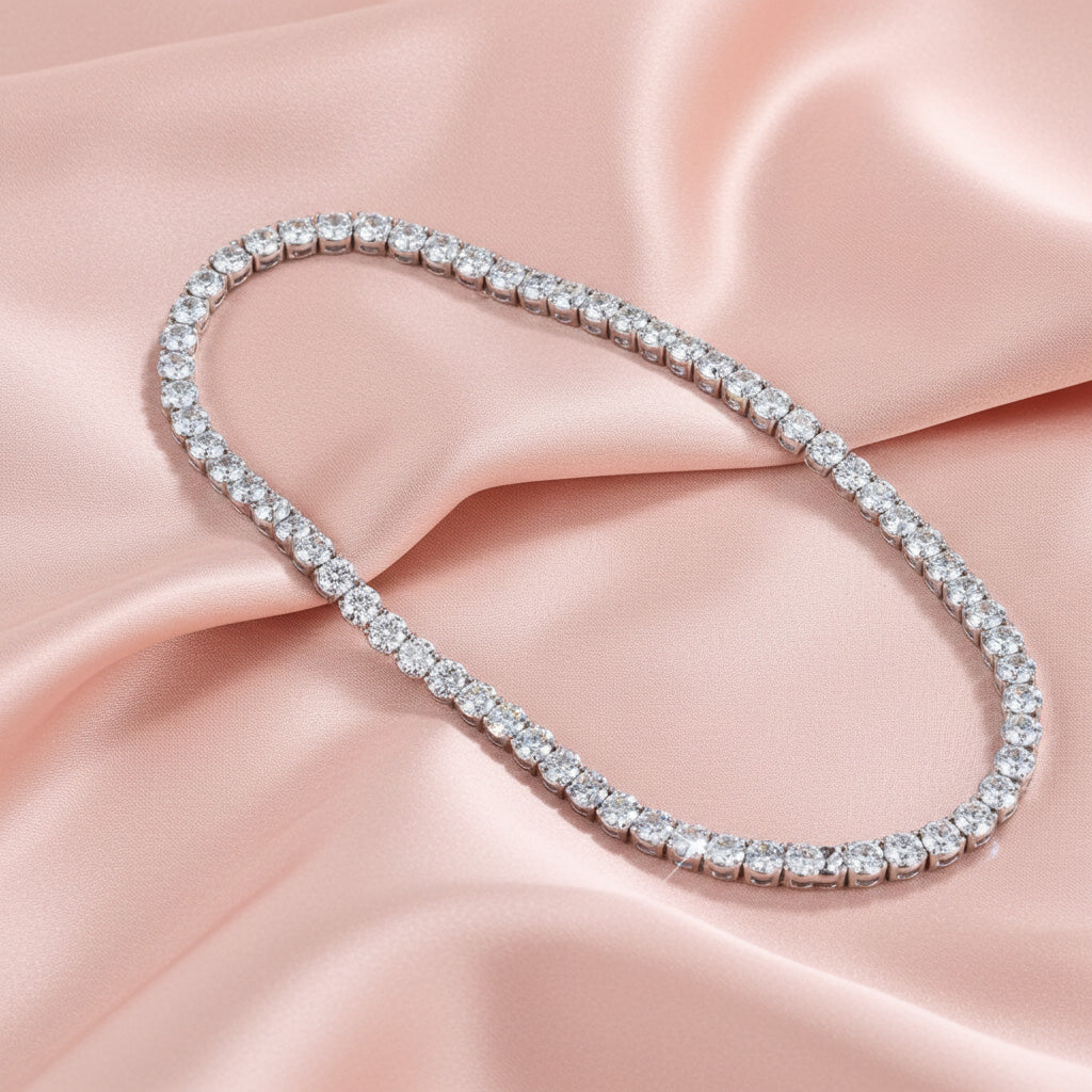 Four Prong Classic Diamond Tennis Bracelet