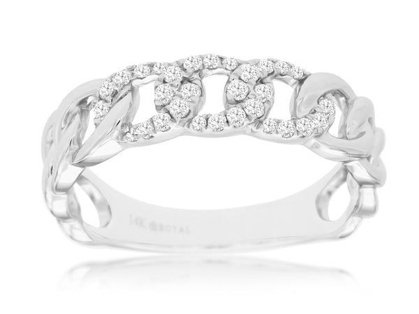 Designer Links Diamond Ring