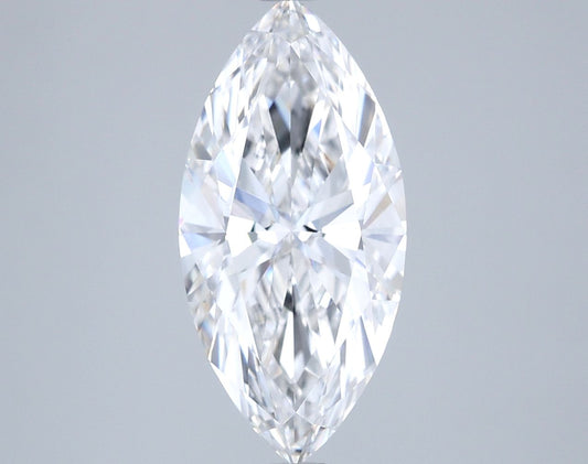 2.89 Carat D VVS1 Marquise Lab Diamond