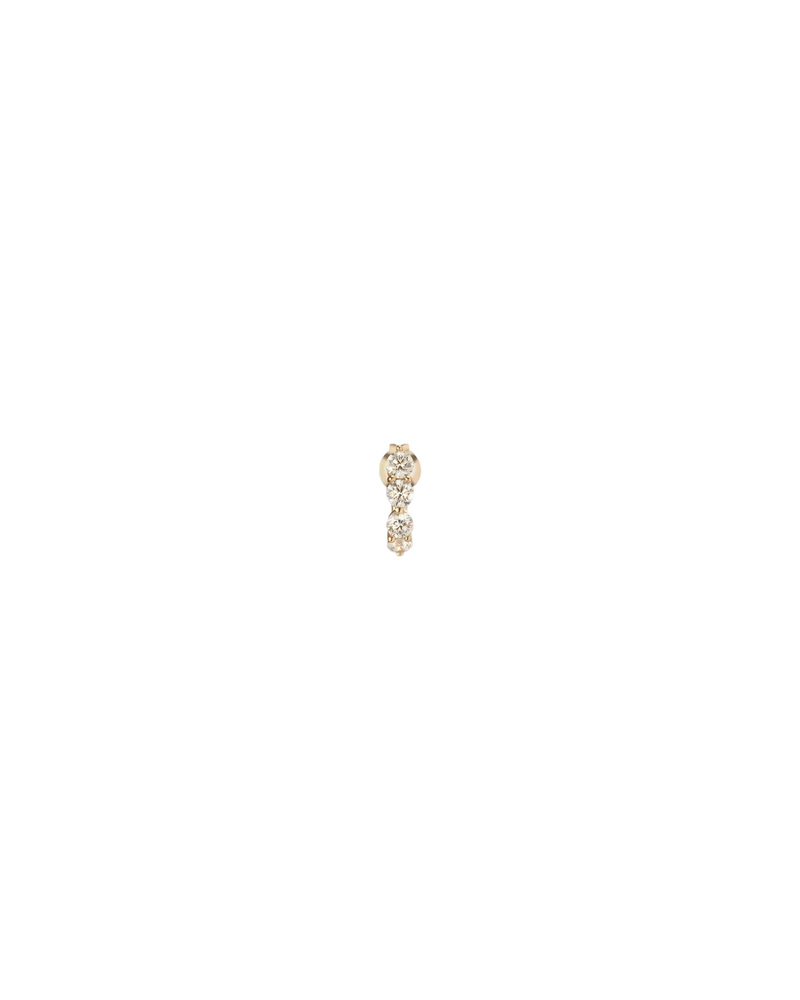 14K Yellow Gold Earrings with Diamonds