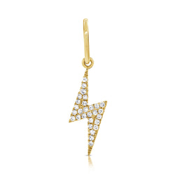 Diamond Lightning Bolt Pendant