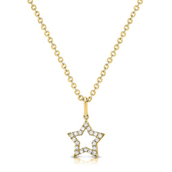 Diamond Star Necklace