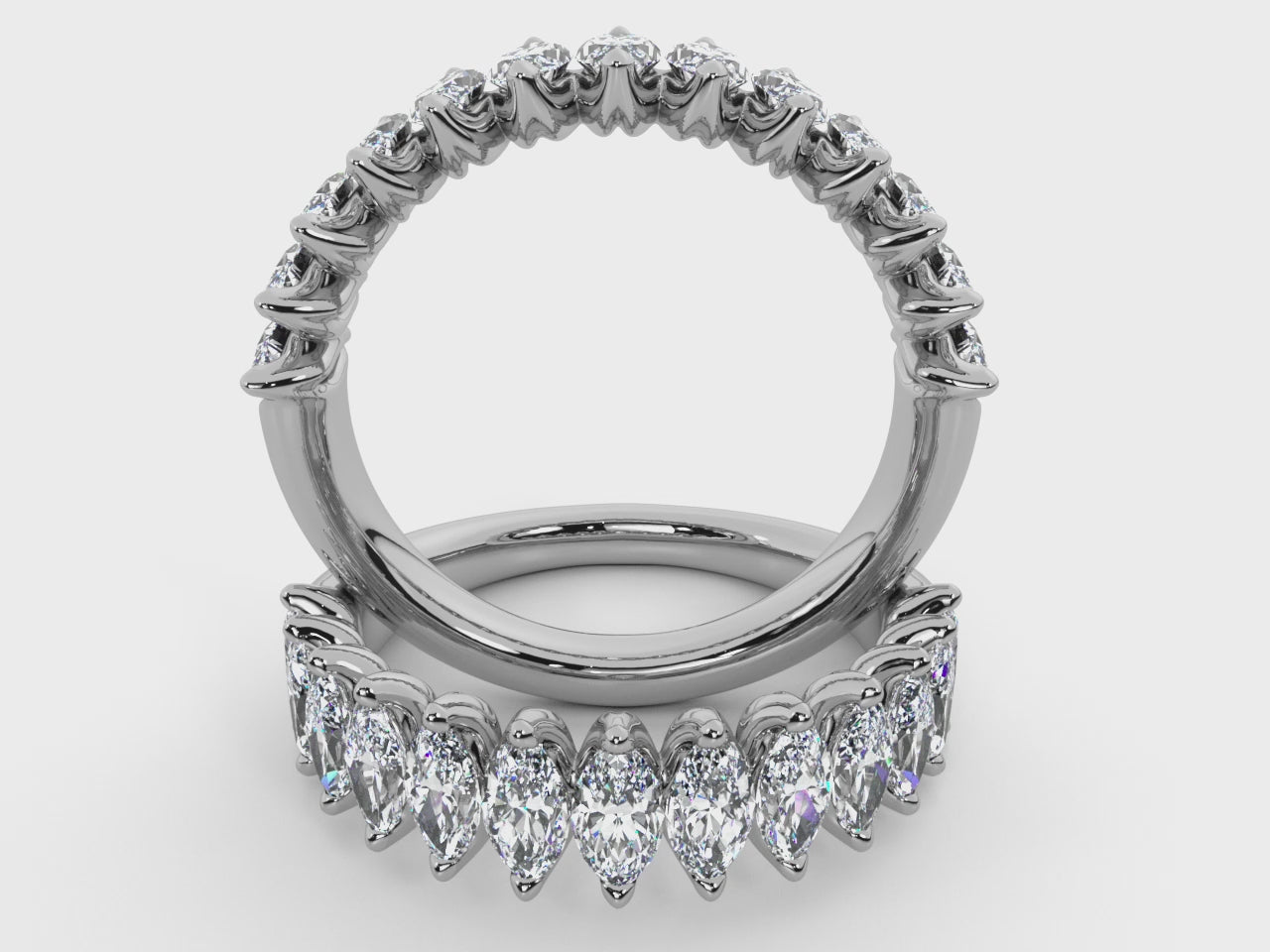 white gold, platinum, 2.00