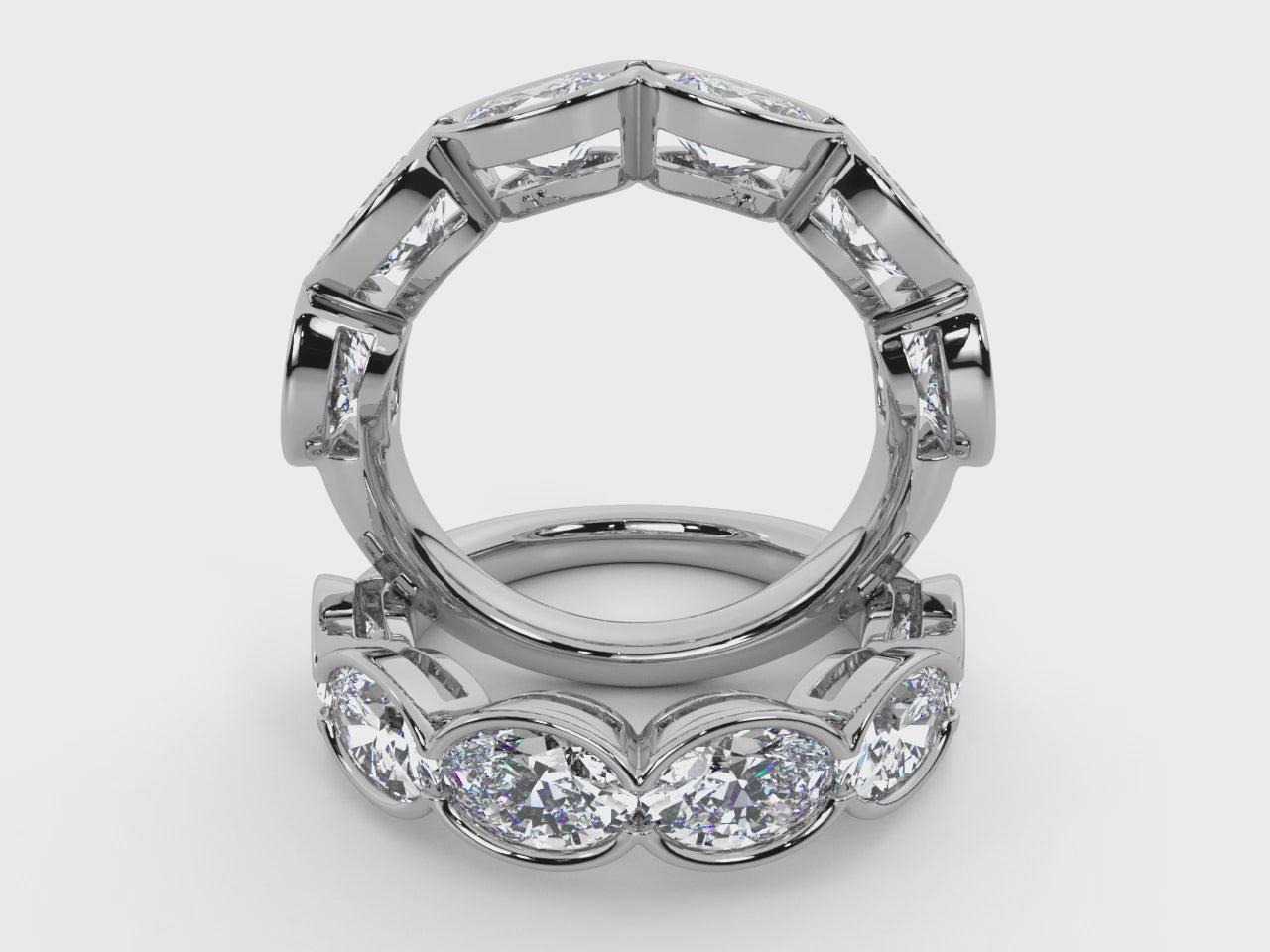 white gold, platinum, 3.00