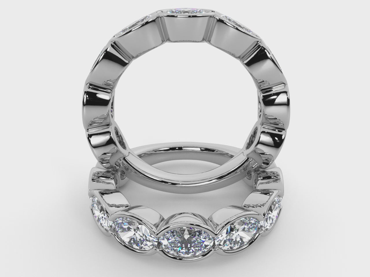 white gold, platinum, 3.00
