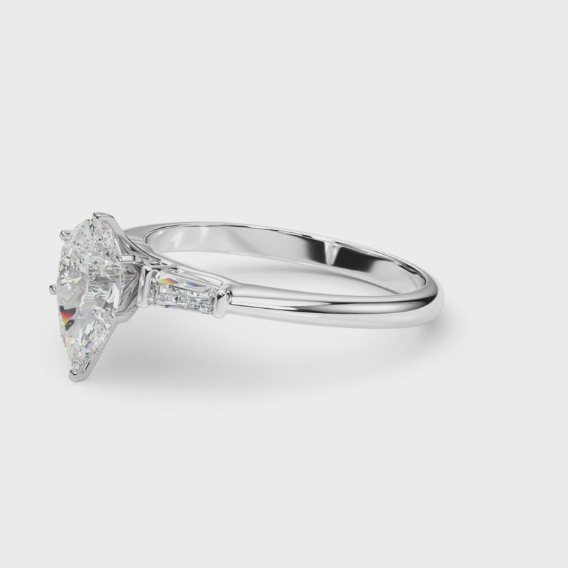 white gold, platinum