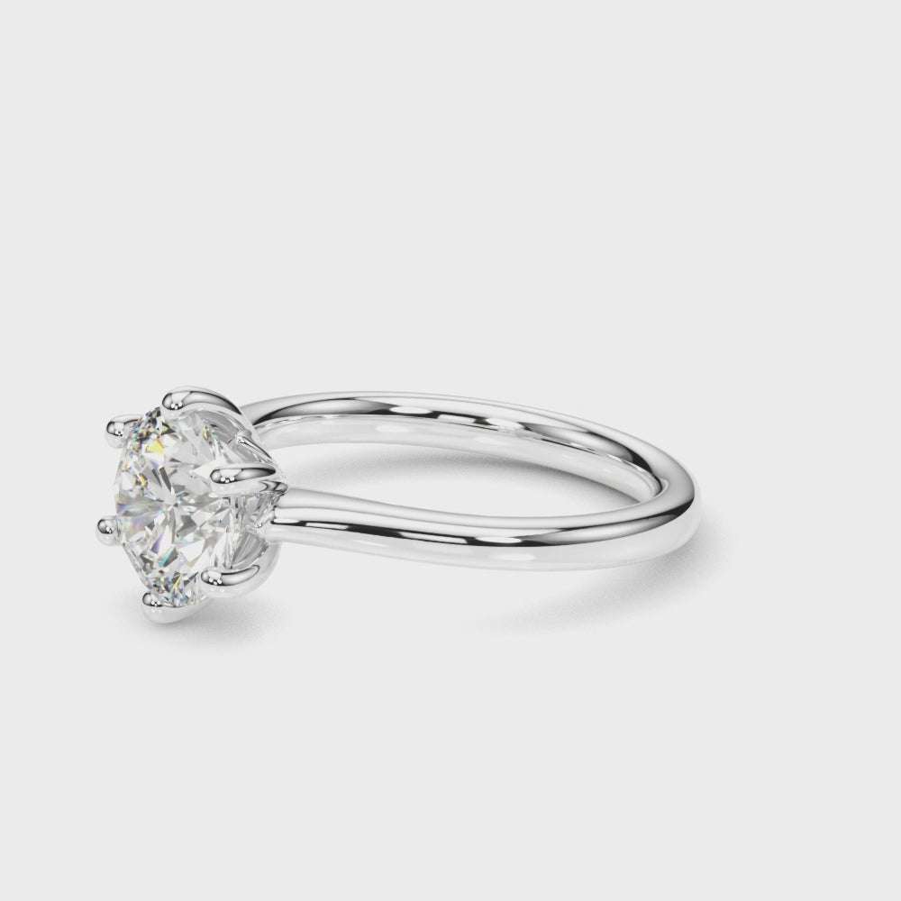 white gold, platinum | shape: round
