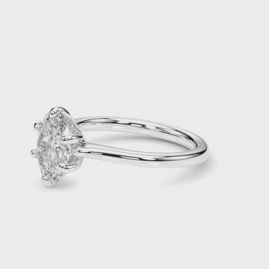 white gold, platinum | shape: oval