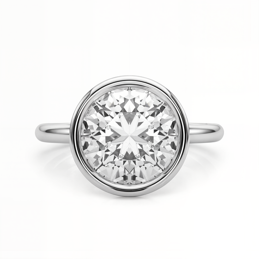 white gold, platinum | shape: round