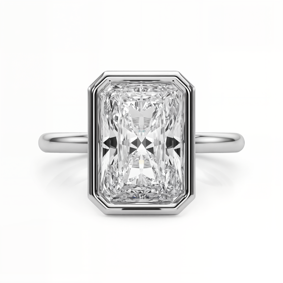 white gold, platinum | shape: radiant
