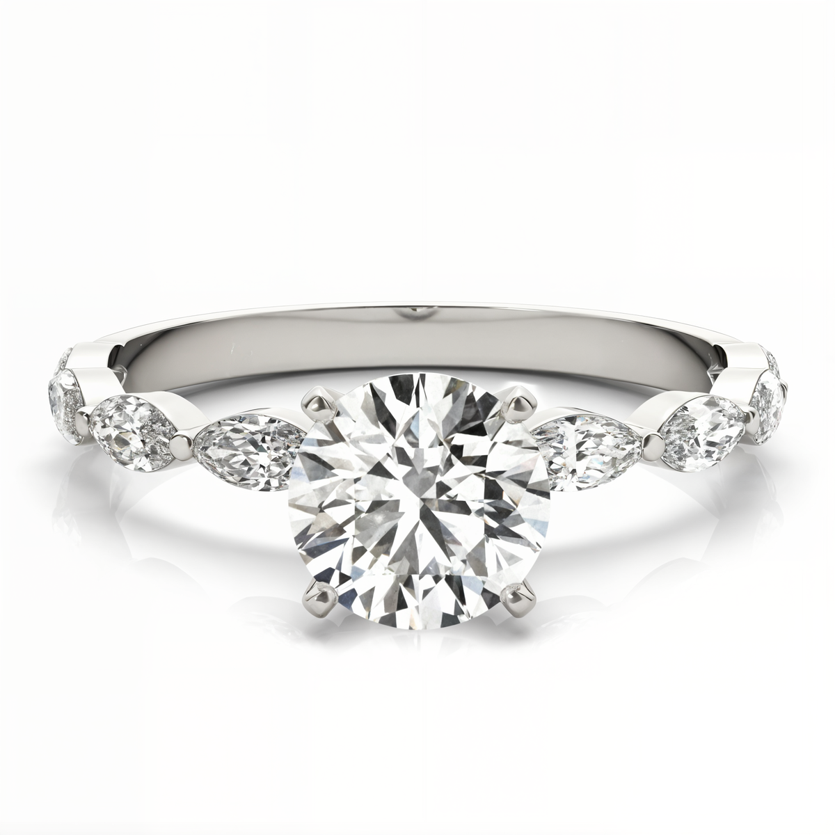 white gold, platinum