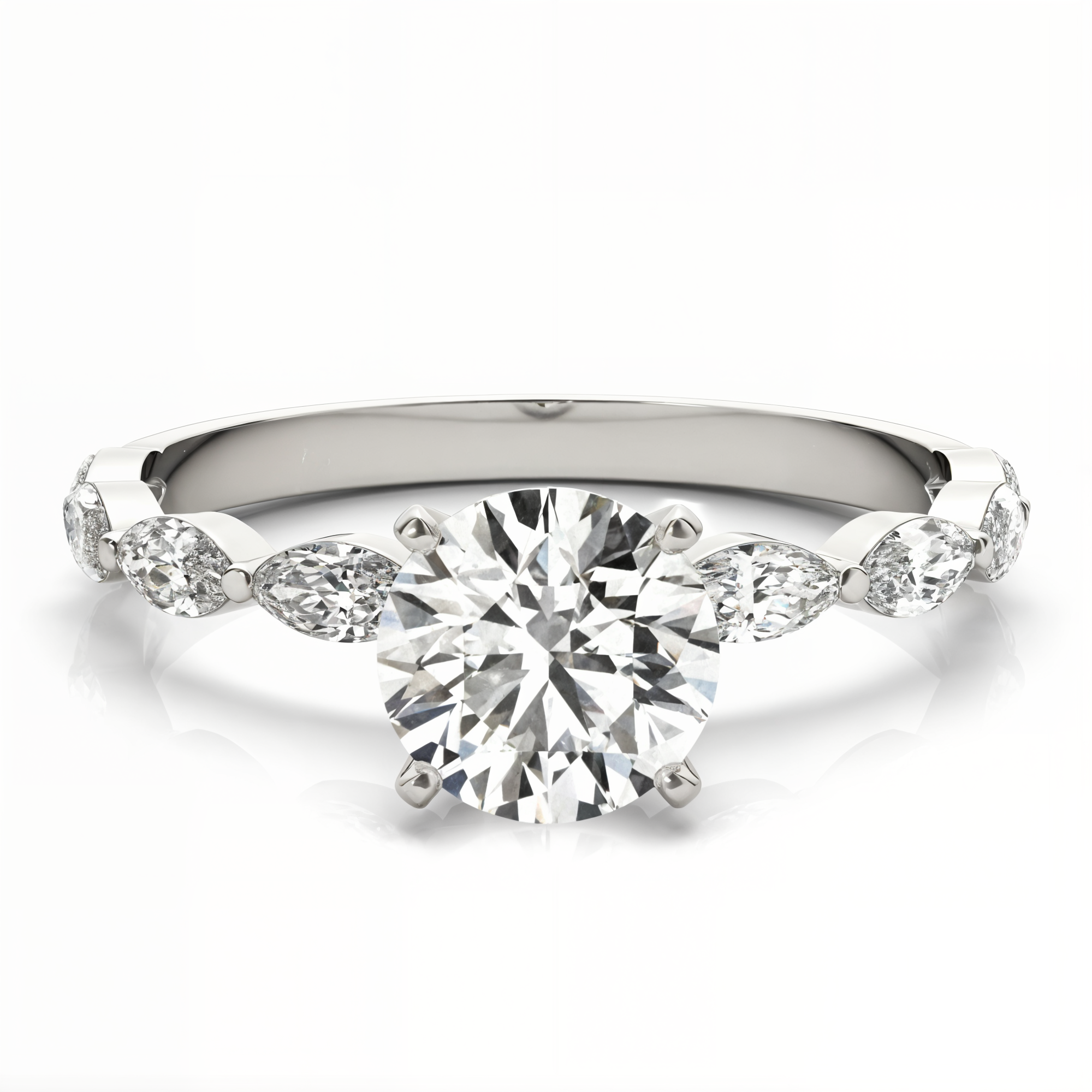 white gold, platinum