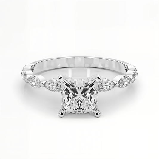 white gold, platinum