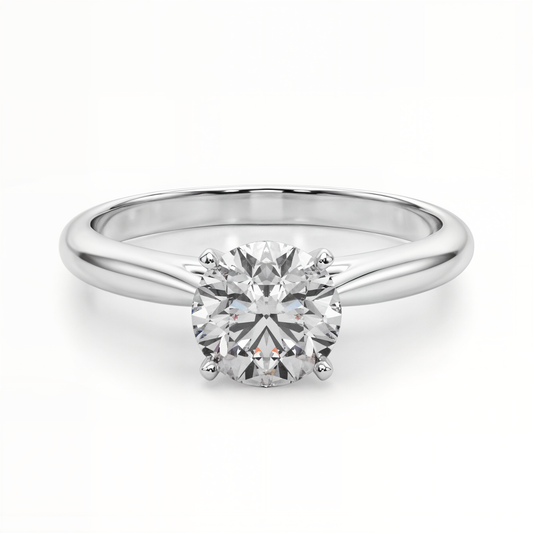 white gold, platinum | shape: round