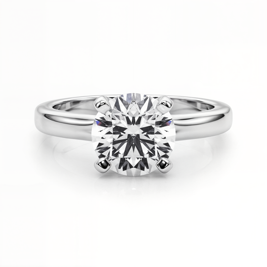 white gold, platinum | shape: round