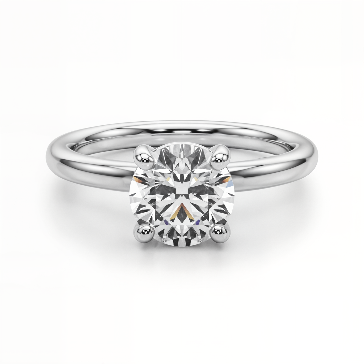 white gold, platinum | shape: round