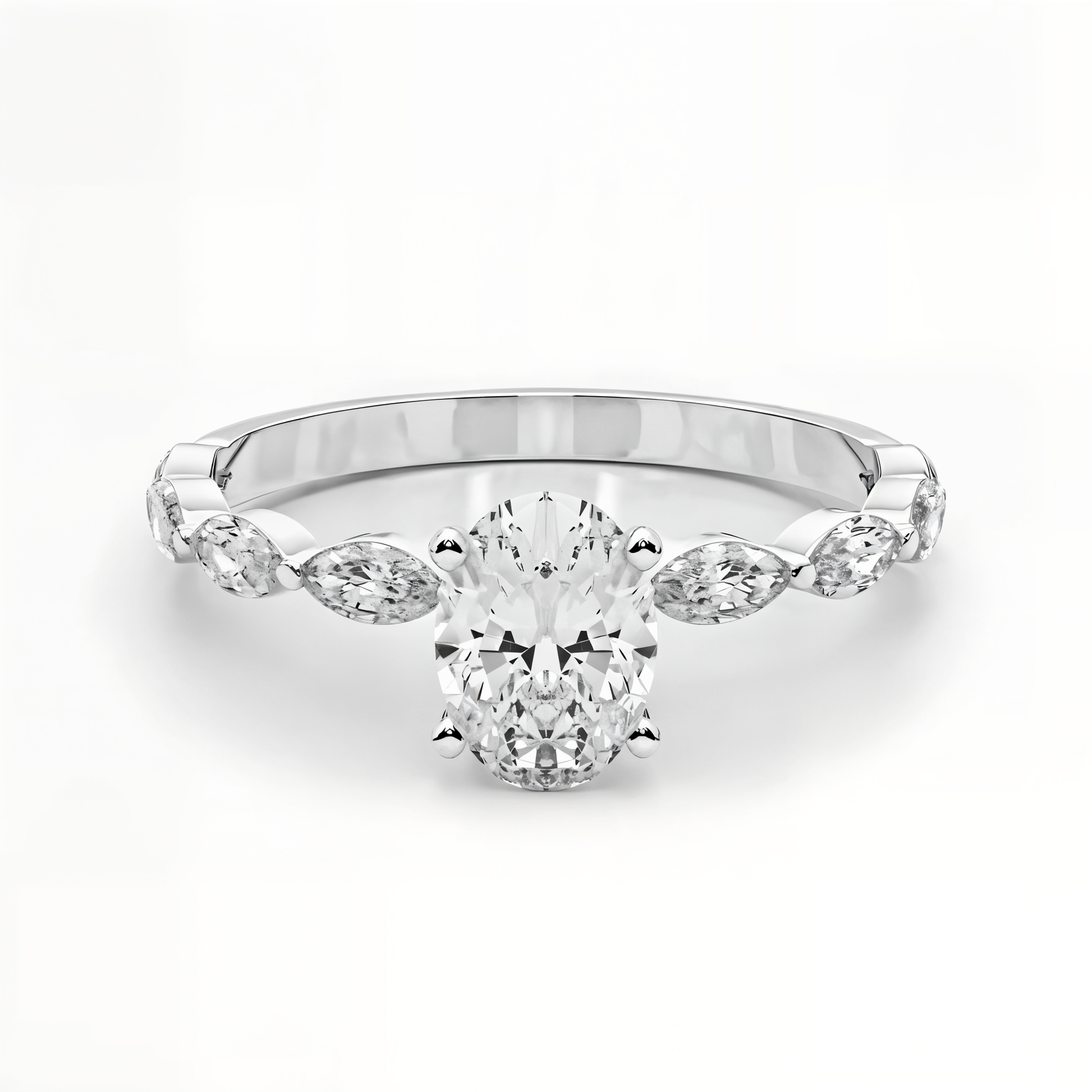white gold, platinum