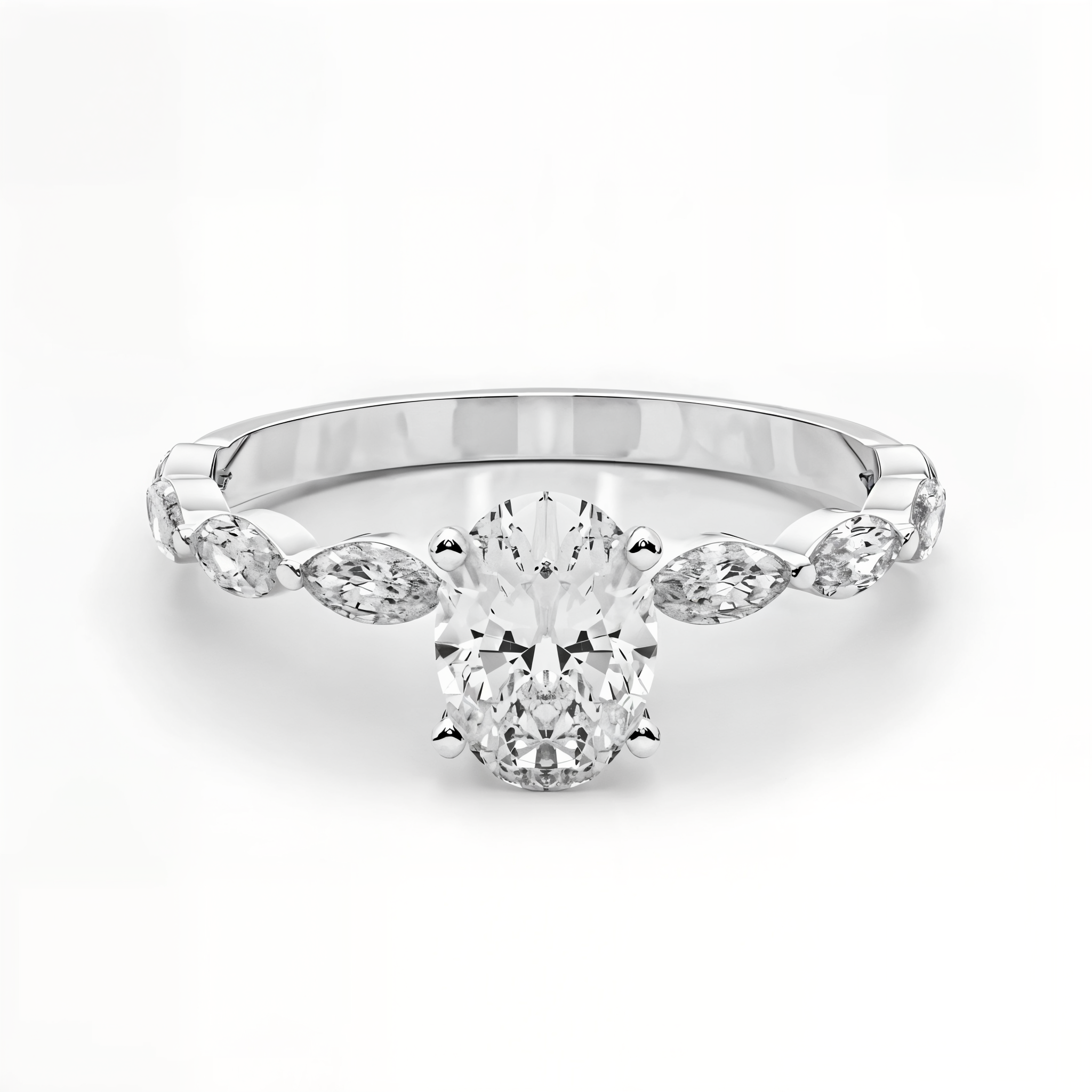 white gold, platinum