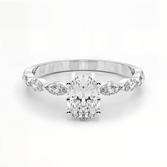 white gold, platinum