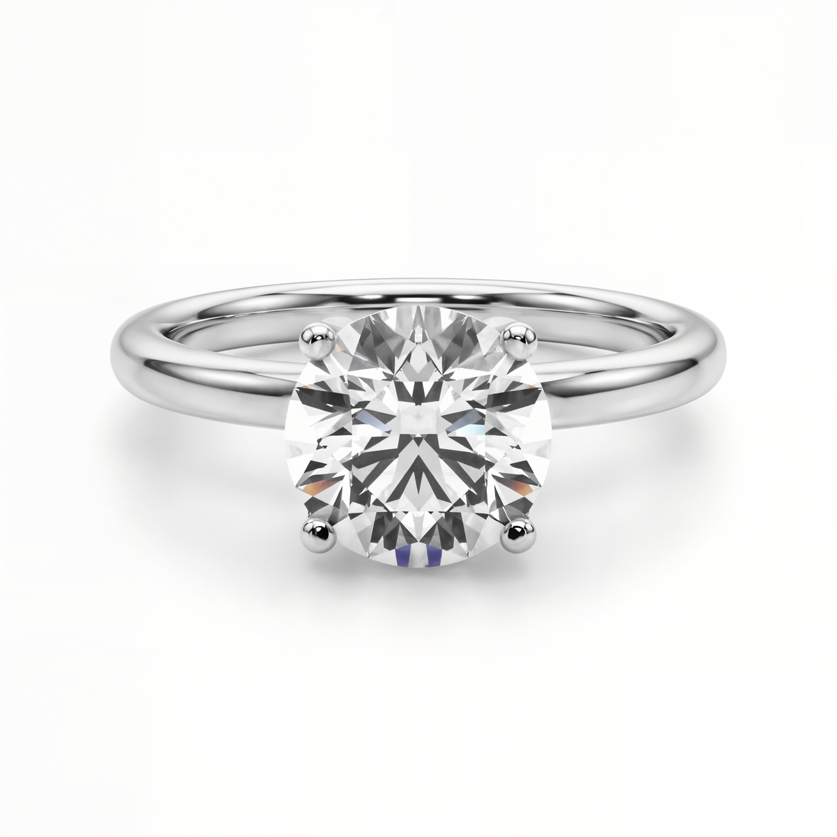 white gold, platinum | shape: round