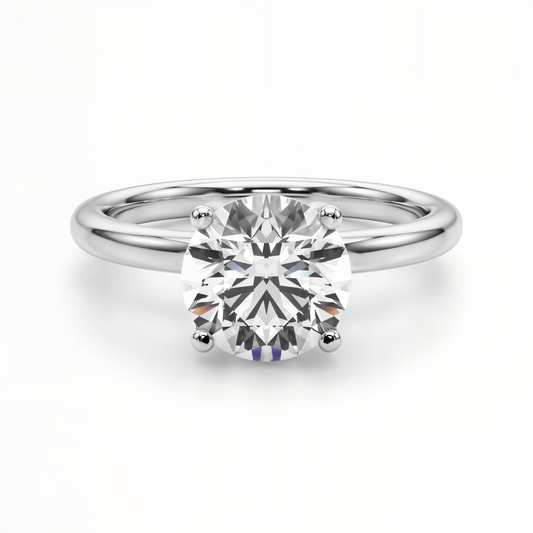 white gold, platinum | shape: round