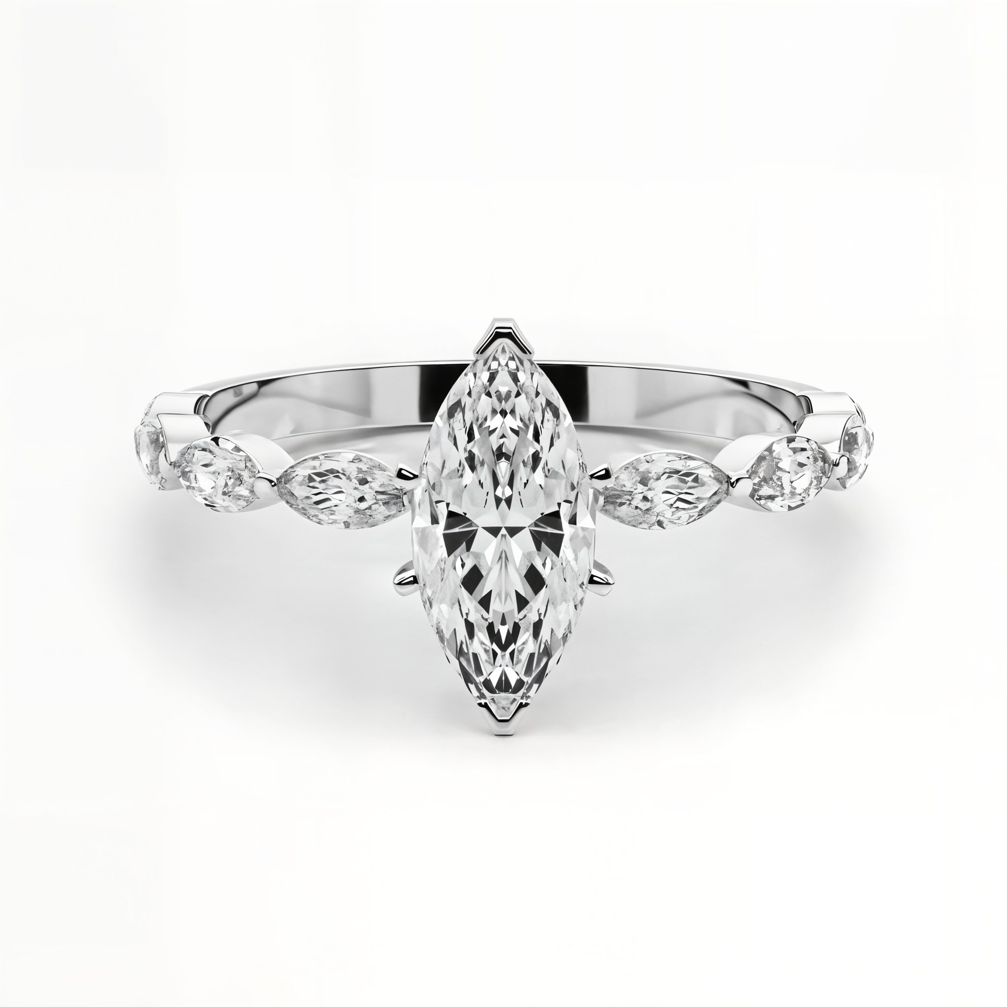 white gold, platinum