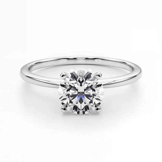 white gold, platinum | shape: round