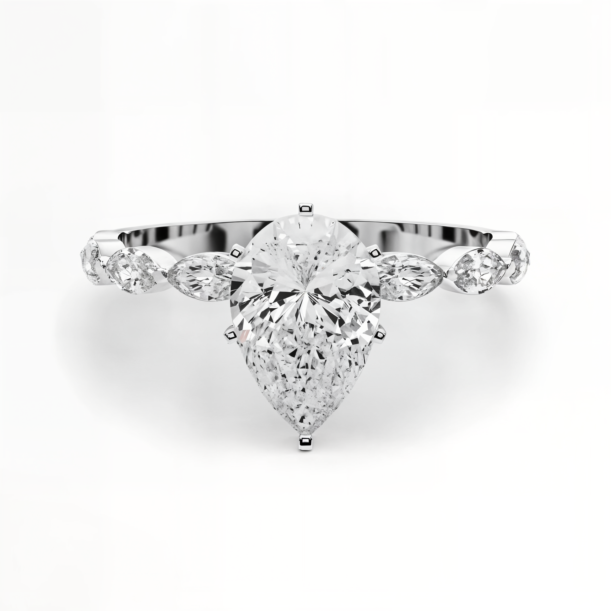 white gold, platinum