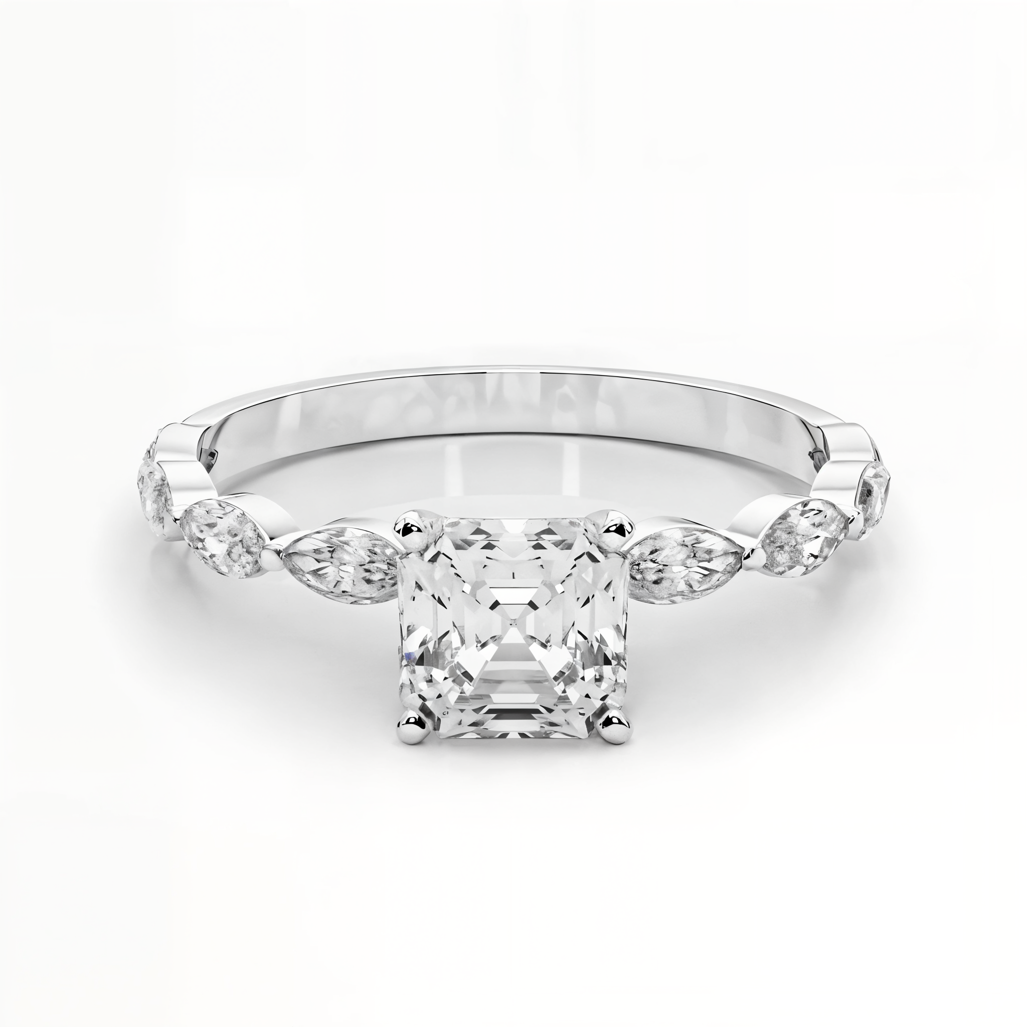 white gold, platinum