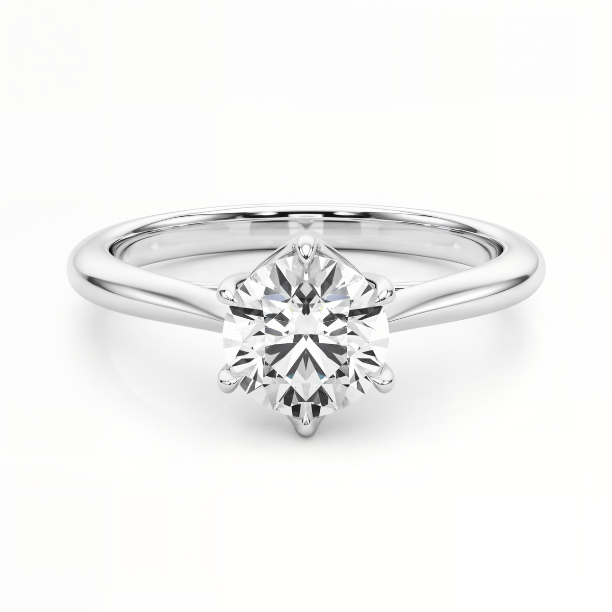 white gold, platinum | shape: round