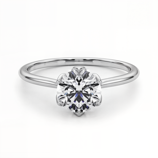 white gold, platinum | shape: round